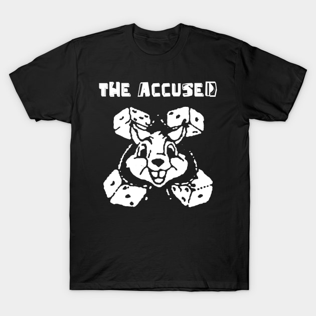 the accused rabbit dice T-Shirt by doggo babushka